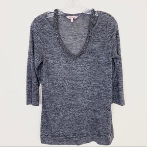 Juicy Couture Bling Neck Blouse